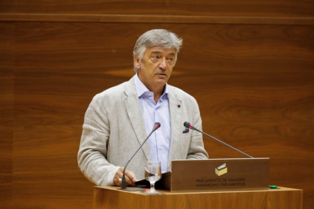 Koldo Martínez, en el Parlamento de Navarra. Fuente: Geroa Bai